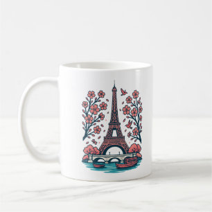 Parijse souvenir Eiffeltoren Paris Cherry Tree Koffiemok