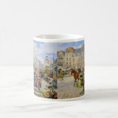 Parijse straat schilderen mok (Center)