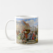 Parijse straat schilderen mok (Links)