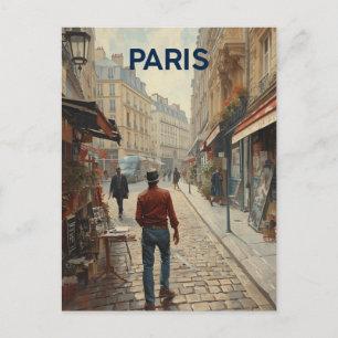 Parijse Straten Briefkaart