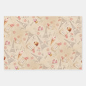  Parijse Sweets Inpakpapier Vel (Voorkant)