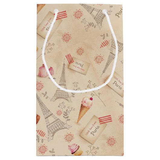  Parijse Sweets Klein Cadeauzakje (Achterkant)