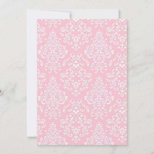 Parijse uitnodiging, Parijse verjaardag, Bruidsjon Kaart (Achterkant)