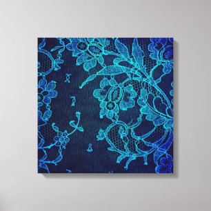 Parijse Vrouwelijke Victoriaans Gotische Marine Bl Canvas Afdruk