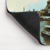 Parijse waterkleur Muismat (Hoek)