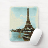 Parijse waterkleur Muismat (Met muis)