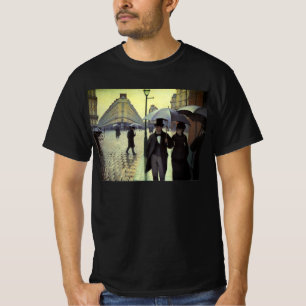 Parijsse straat op een regenachtige dag van Gustav T-shirt