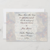 -Parijzenaar, behalve de datum Save The Date (Achterkant)