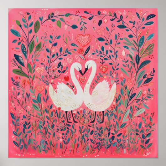 Paringsoproep 🦢 💕 poster (Voorkant)