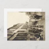 Paris 18è impasse Traînée 1904 Feestdagenkaart (Voorkant / Achterkant)