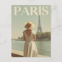 Paris 50s vintage briefkaart