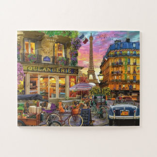 Paris à Dawn Jigsaw Puzzle