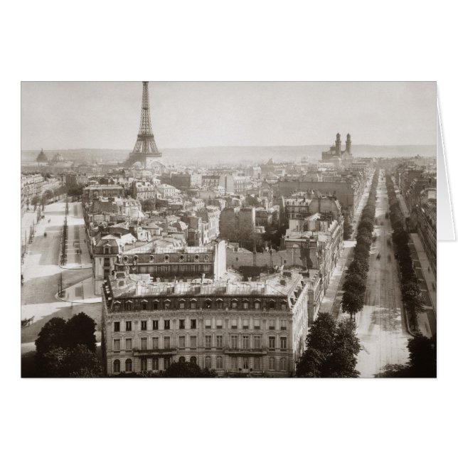 Paris : Aerial View, 1900 (Devant Horizontal)