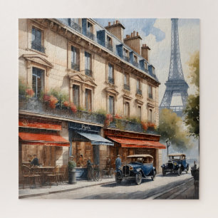 Paris aquarel schildering  legpuzzel