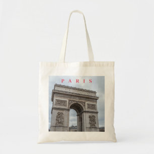 Paris Arc de Triomphe uitzicht canvas tas