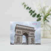 Paris Arc de Triomphe vue carte postale (Debout devant)