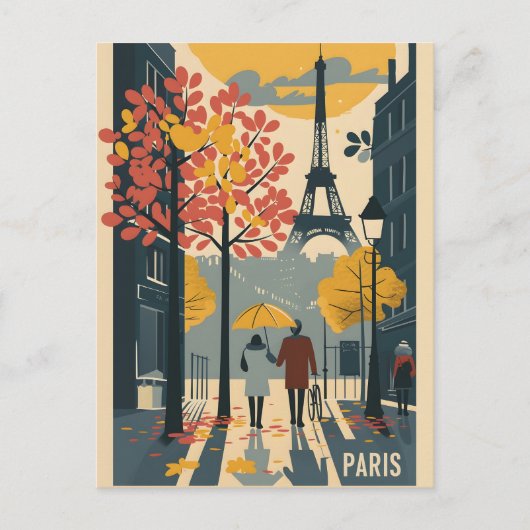 Paris  Art Briefkaart (Voorkant)
