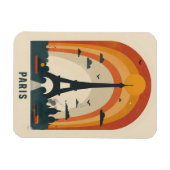 Paris  Art Briefkaart Magneet (Horizontaal)