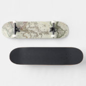 Paris Atlas Map Skateboard (Horizontaal)