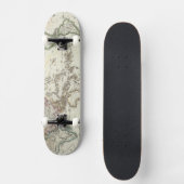 Paris Atlas Map Skateboard (Voorkant)