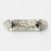 Paris Atlas Map Skateboard (Horizontaal)