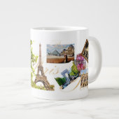 Paris au printemps - Mug - Large 20 oz (Devant droit)