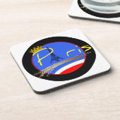 Paris avec le Dessous de verre Carré de la Couronn (Côté gauche)