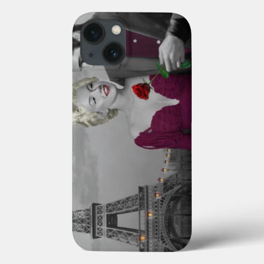 Paris B&W Case-Mate iPhone Case (Achterkant)