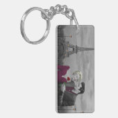 Paris B&W Sleutelhanger (Voorkant Links)