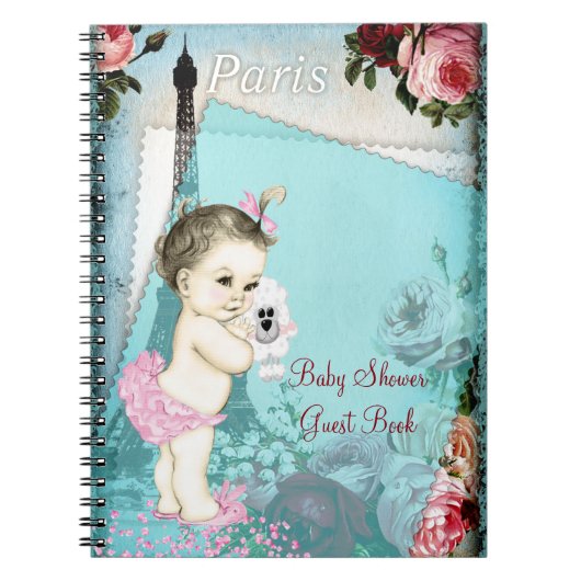 Paris Baby shower Livre d'or (Devant)