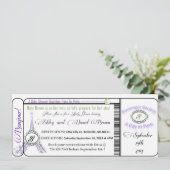 Paris Baby shower Pass Invitation (Debout devant)