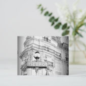 Paris, Black en White  Uitzicht Post Card Briefkaart (Staand voorkant)