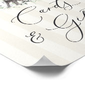 Paris Bloom Vrijgezellenfeest Kaarten & Geschenken Poster (Hoek)