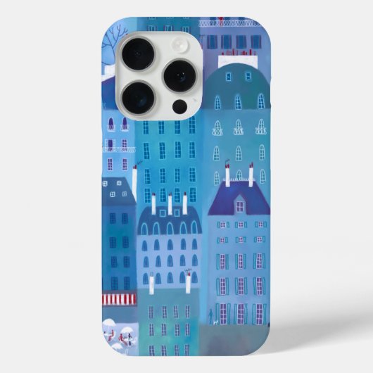 Paris Blue Case-Mate iPhone Case (Achterkant)