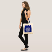 Paris Blueprint City Map Tote Bag (Devant (modèle))