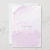 Paris Bonjour Bebe French Baby shower Invitation (Dos)