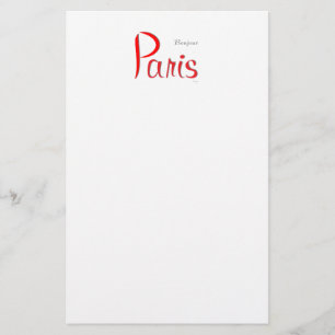 PARIS Bonjour (Hallo) Briefpapier
