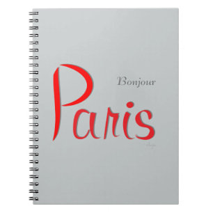 PARIS Bonjour (Hallo) Notitieboek