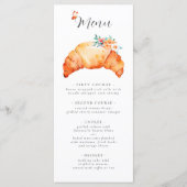 Paris Boulangerie Croissant Menu (Voorkant)