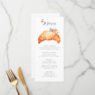 Paris Boulangerie Croissant Menu