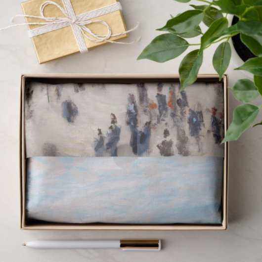 Paris Boulevard, Claude Monet Tissuepapier (Geschenk)
