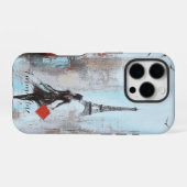 Paris Bound Woman iPhone Hoesje (Achterkant horizontaal)