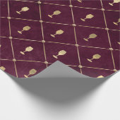 -Paris-Bourgogne en goudgrengine Cadeaupapier (Hoek)