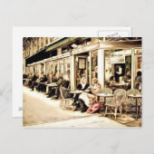 Paris Briefkaarten - Street Scene (Voorkant / Achterkant)