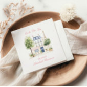 Paris Bruiloftsfeestje Parijse Café Servet