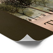 Paris Building Row Poster  Sunset Cityscape Quote (Coin)