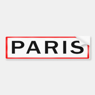 PARIS BUMPERSTICKER