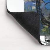 Paris Butterflies Art Collage Muismat (Hoek)