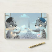 Paris by Day Notities 10" x 6" Post-it® Notes (Op bureau)