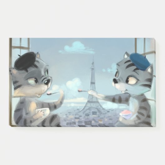 Paris by Day Notities 10" x 6" Post-it® Notes (Voorkant)